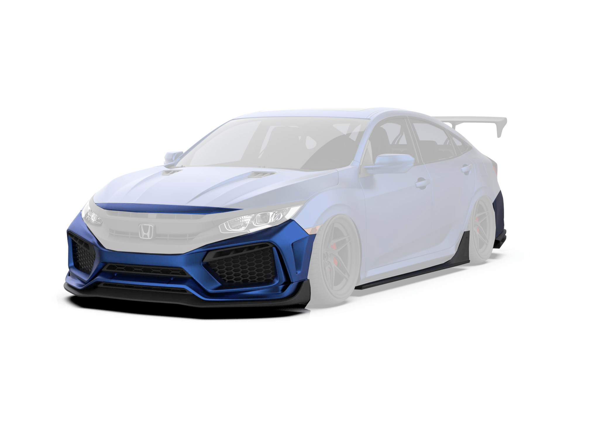 Robot Craftsman 10th Gen Honda Civic Body Kit Narrowbody Fibre Glass Reinforced Plastic Complete Body Kit Aftermarket Carbon Fiber Part / Bodykit - Robot Bodykits
