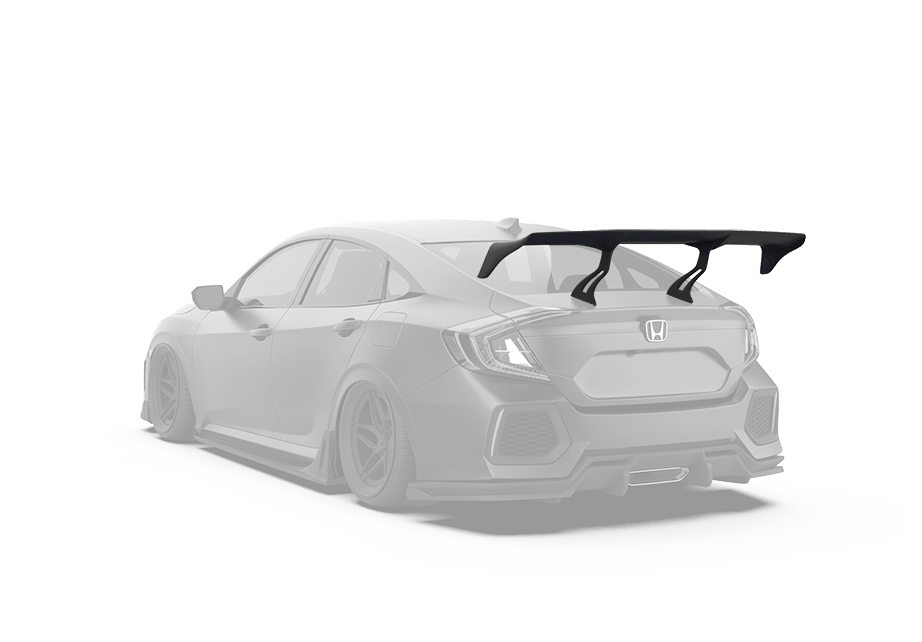 Robot Craftsman 10th Gen Honda Civic GT Wing (Sedan Only) Aftermarket Carbon Fiber Part / Bodykit - Robot Bodykits