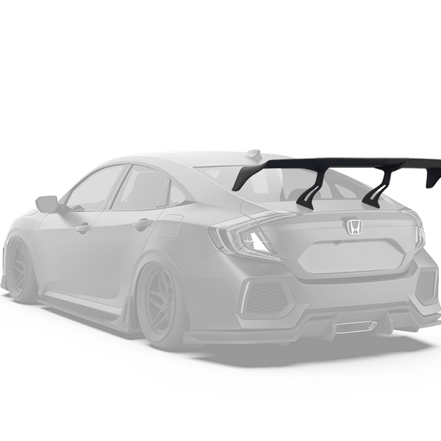 Robot Craftsman 10th Gen Honda Civic GT Wing (Sedan Only) Aftermarket Carbon Fiber Part / Bodykit - Robot Bodykits