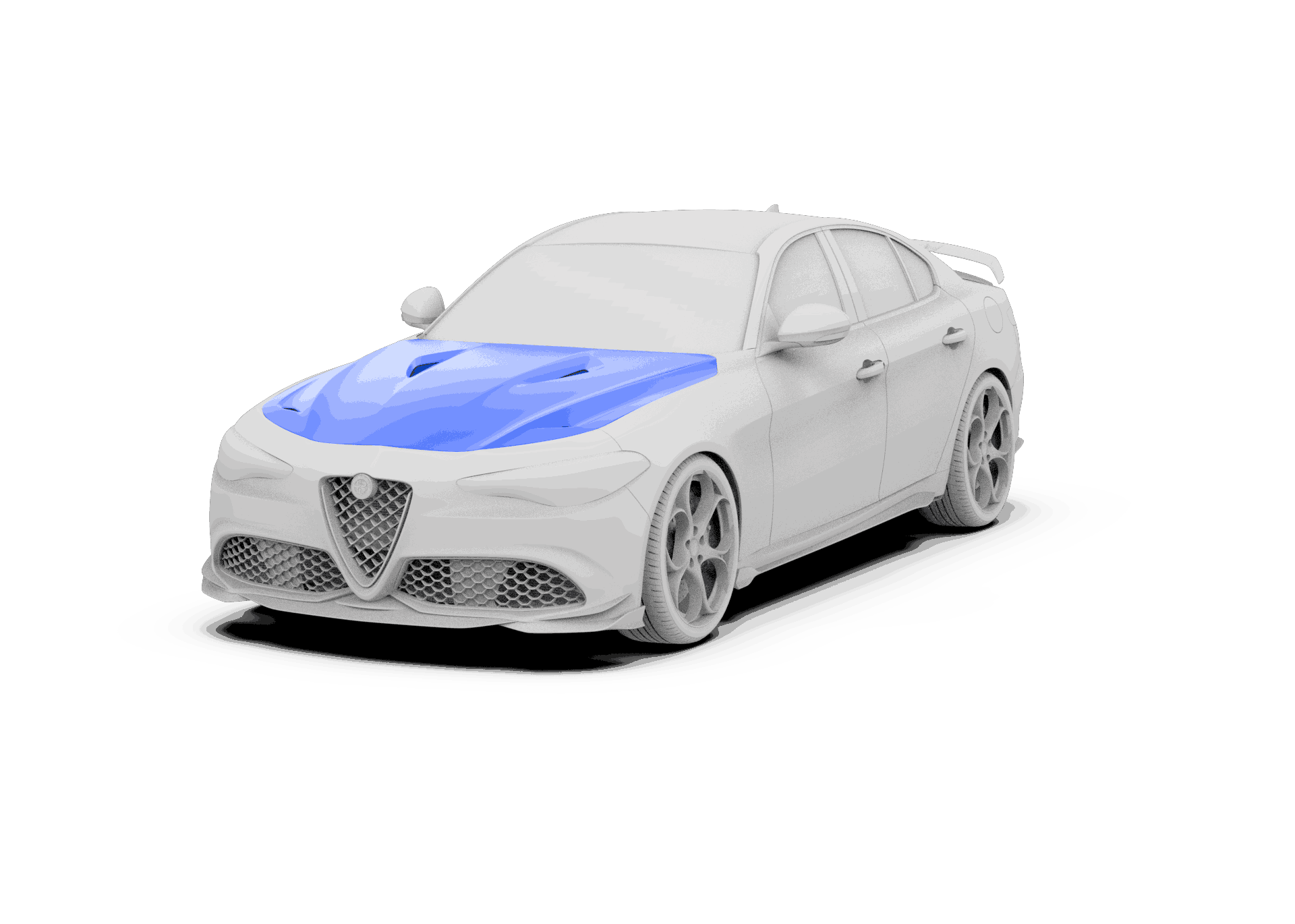 Robot Craftsman Alfa Romeo Giulia Bonnet / Hood Aftermarket Carbon Fiber Part / Bodykit - Robot Bodykits