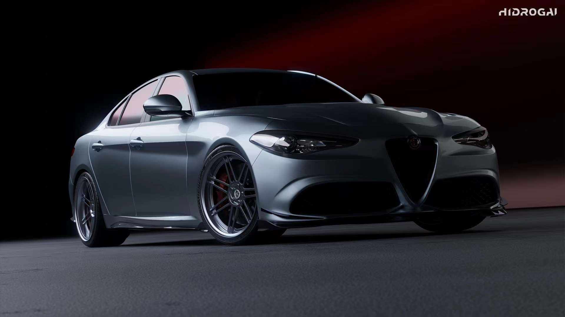 Robot Craftsman Alfa Romeo Giulia Lowline Bodykit (Hydrogai Series) - Base FRP kit Aftermarket Carbon Fiber Part / Bodykit - Robot Bodykits