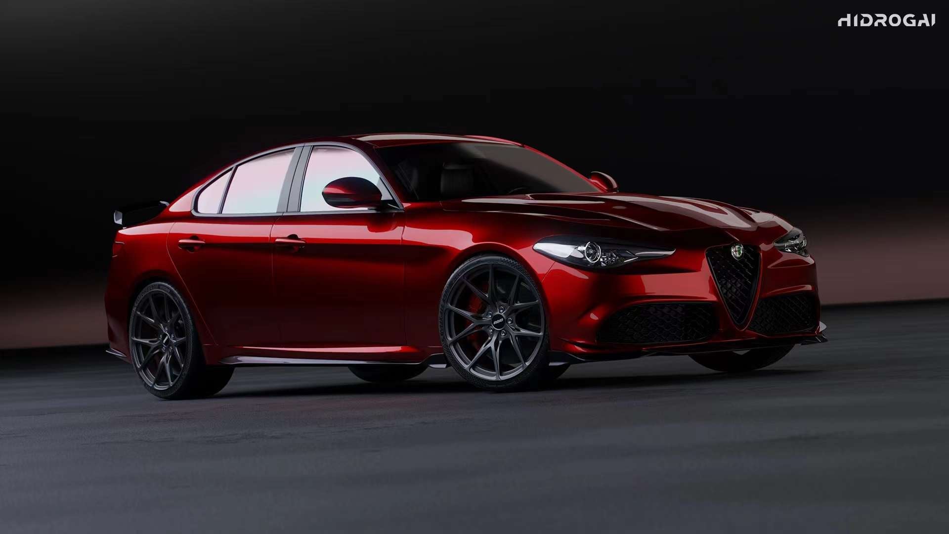 Robot Craftsman Alfa Romeo Giulia Lowline Bodykit (Hydrogai Series) - Base FRP kit Aftermarket Carbon Fiber Part / Bodykit - Robot Bodykits