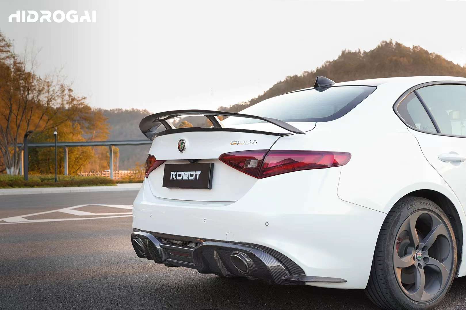 Robot Craftsman Alfa Romeo Giulia Lowline Bodykit (Hydrogai Series) - Base FRP kit Aftermarket Carbon Fiber Part / Bodykit - Robot Bodykits