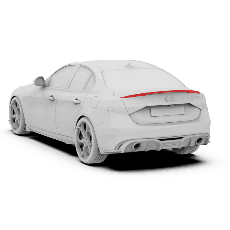 Robot Craftsman Alfa Romeo Giulia Spoiler Options Aftermarket Carbon Fiber Part / Bodykit - Robot Bodykits