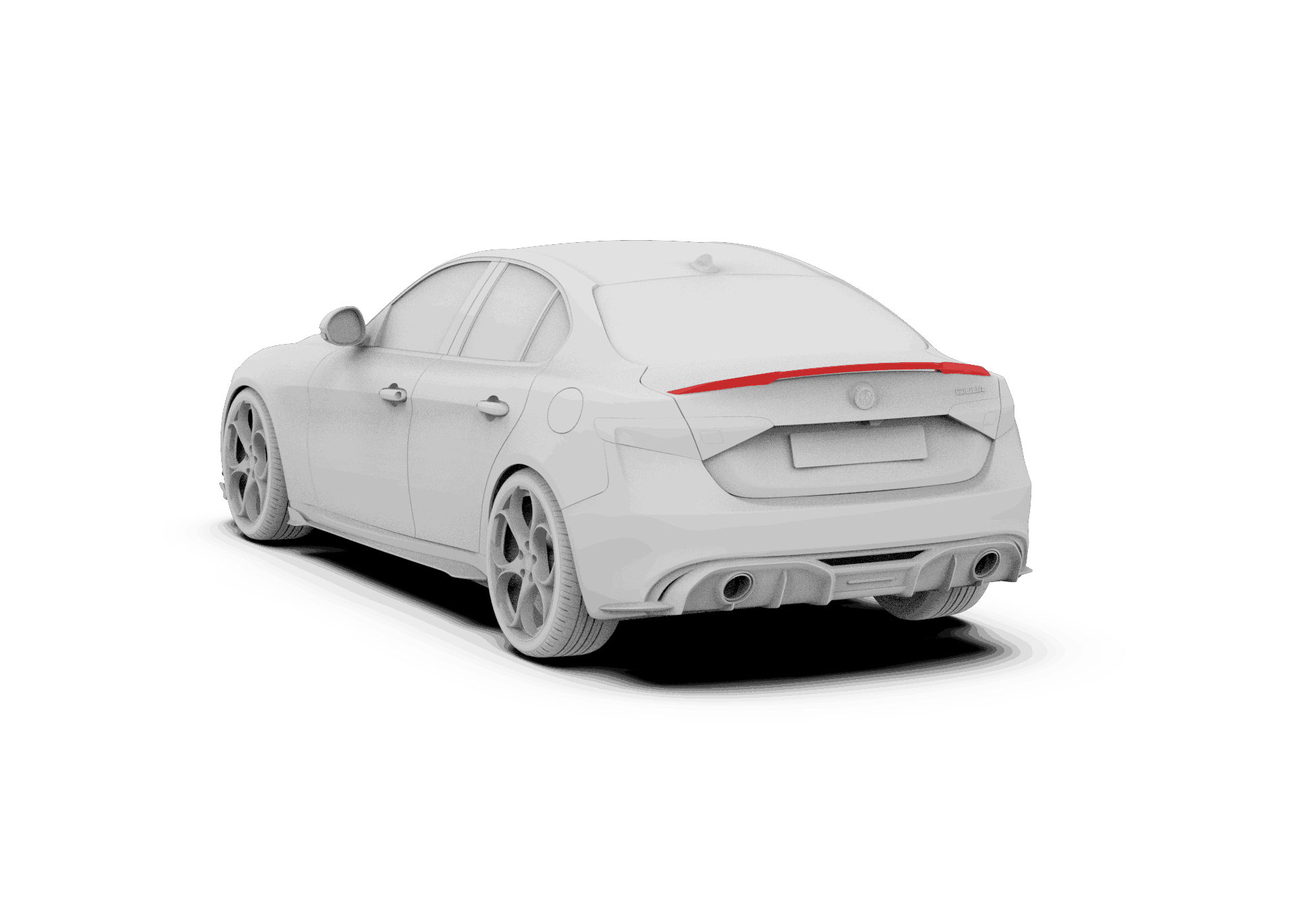 Robot Craftsman Alfa Romeo Giulia Spoiler Options Aftermarket Carbon Fiber Part / Bodykit - Robot Bodykits