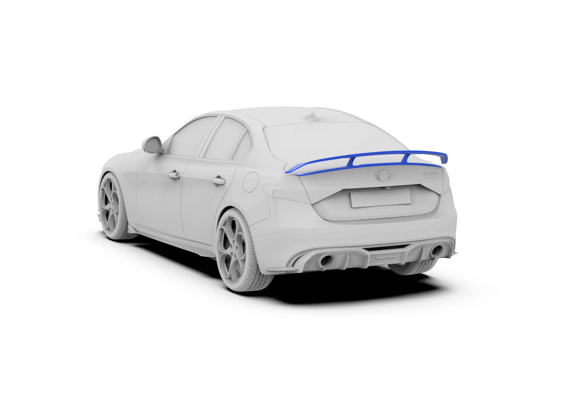 Robot Craftsman Alfa Romeo Giulia Spoiler Options Aftermarket Carbon Fiber Part / Bodykit - Robot Bodykits