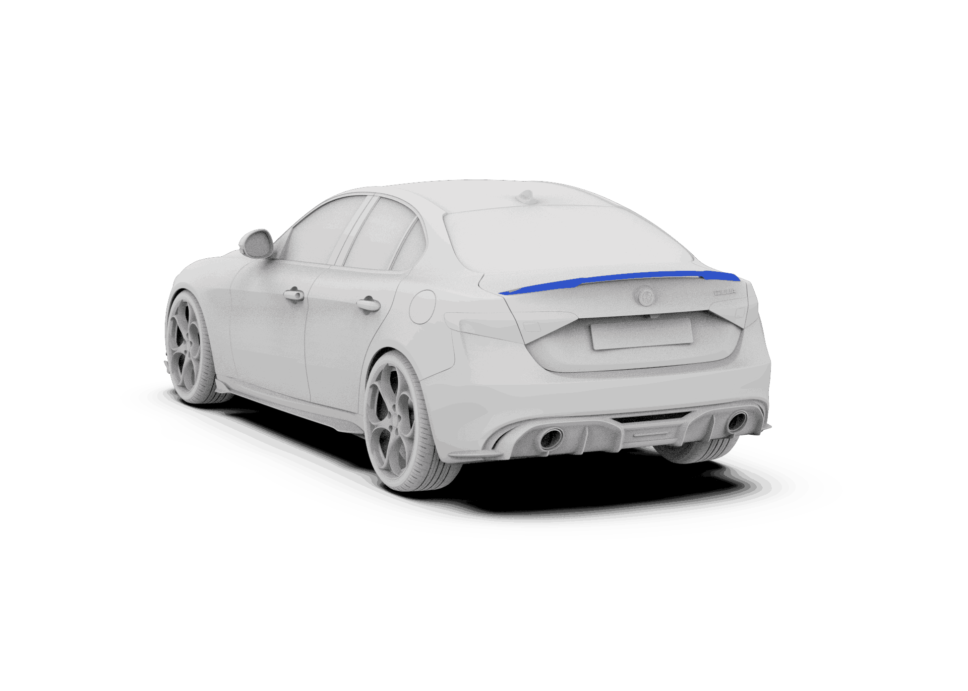 Robot Craftsman Alfa Romeo Giulia Spoiler Options Aftermarket Carbon Fiber Part / Bodykit - Robot Bodykits
