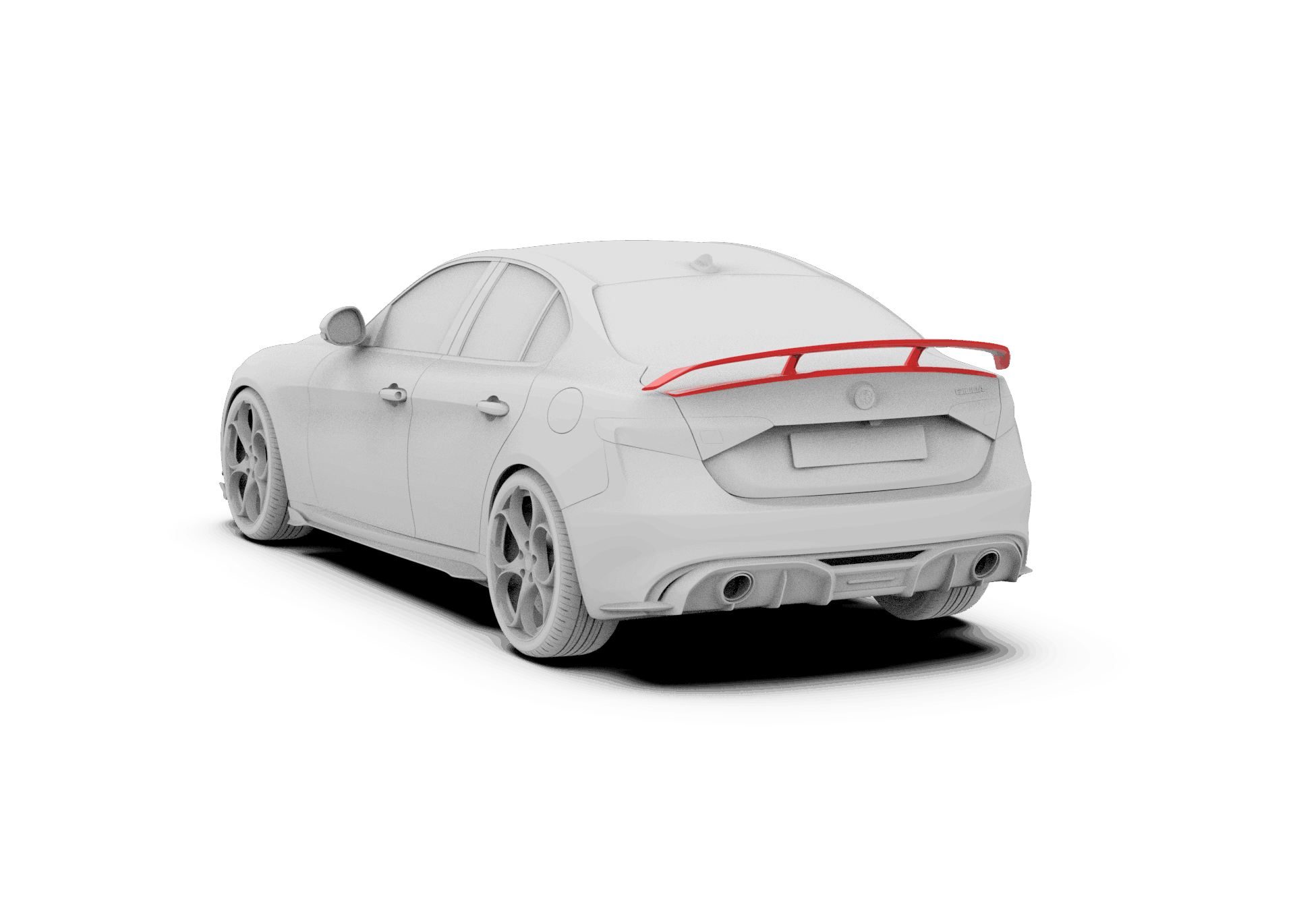 Robot Craftsman Alfa Romeo Giulia Spoiler Options Aftermarket Carbon Fiber Part / Bodykit - Robot Bodykits