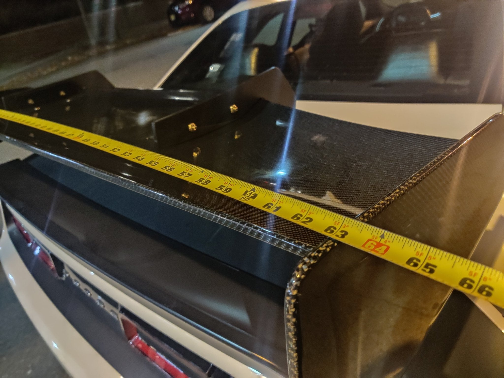 ROBOT CRAFTSMAN Carbon Fiber or FRP Swan Neck Hammer GT Wing For Dodge Challenger Scatpack RT Hellcat Aftermarket Carbon Fiber Part / Bodykit - Robot Bodykits