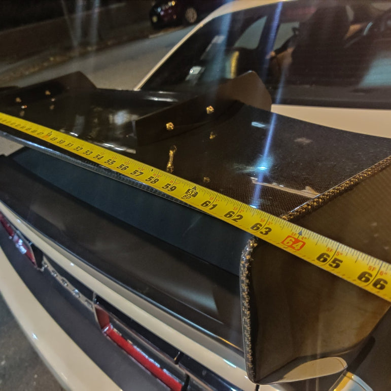 ROBOT CRAFTSMAN Carbon Fiber or FRP Swan Neck Hammer GT Wing For Dodge Challenger Scatpack RT Hellcat Aftermarket Carbon Fiber Part / Bodykit - Robot Bodykits