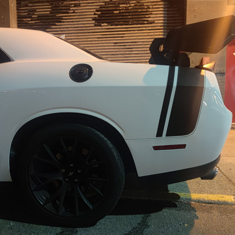 ROBOT CRAFTSMAN Carbon Fiber or FRP Swan Neck Hammer GT Wing For Dodge Challenger Scatpack RT Hellcat Aftermarket Carbon Fiber Part / Bodykit - Robot Bodykits