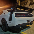 ROBOT CRAFTSMAN Carbon Fiber or FRP Swan Neck Hammer GT Wing For Dodge Challenger Scatpack RT Hellcat Aftermarket Carbon Fiber Part / Bodykit - Robot Bodykits