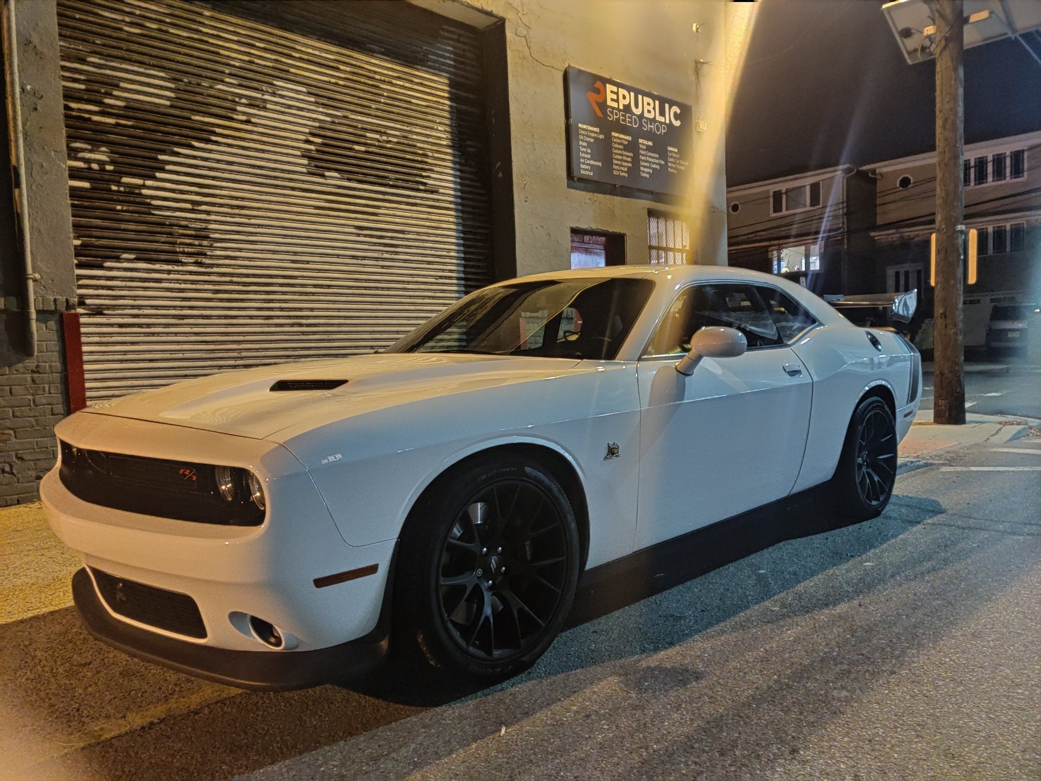 ROBOT CRAFTSMAN Carbon Fiber or FRP Swan Neck Hammer GT Wing For Dodge Challenger Scatpack RT Hellcat Aftermarket Carbon Fiber Part / Bodykit - Robot Bodykits