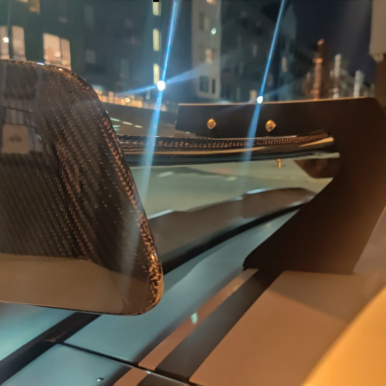 ROBOT CRAFTSMAN Carbon Fiber or FRP Swan Neck Hammer GT Wing For Dodge Challenger Scatpack RT Hellcat Aftermarket Carbon Fiber Part / Bodykit - Robot Bodykits