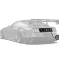 Robot Craftsman Ford Mustang Dawn Rear Boot Lid Trim Aftermarket Carbon Fiber Part / Bodykit - Robot Bodykits