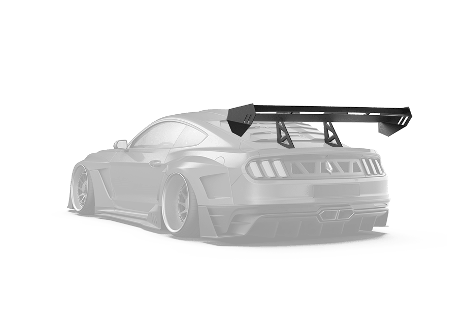 Robot Craftsman Ford Mustang Dawn Rear GT Wing Aftermarket Carbon Fiber Part / Bodykit - Robot Bodykits