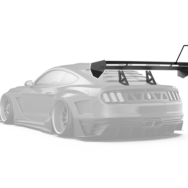 Robot Craftsman Ford Mustang Dawn Rear GT Wing Aftermarket Carbon Fiber Part / Bodykit - Robot Bodykits