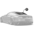 Robot Craftsman Ford Mustang Dawn Rear Window Covers Aftermarket Carbon Fiber Part / Bodykit - Robot Bodykits