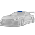 Robot Craftsman Ford Mustang Dawn Roof Cover Aftermarket Carbon Fiber Part / Bodykit - Robot Bodykits