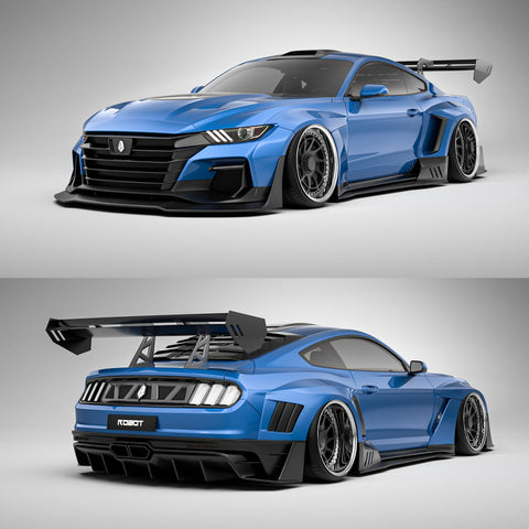 Robot Craftsman Ford Mustang Dawn Widebody Kit 2015-2023 Aftermarket Carbon Fiber Part / Bodykit - Robot Bodykits