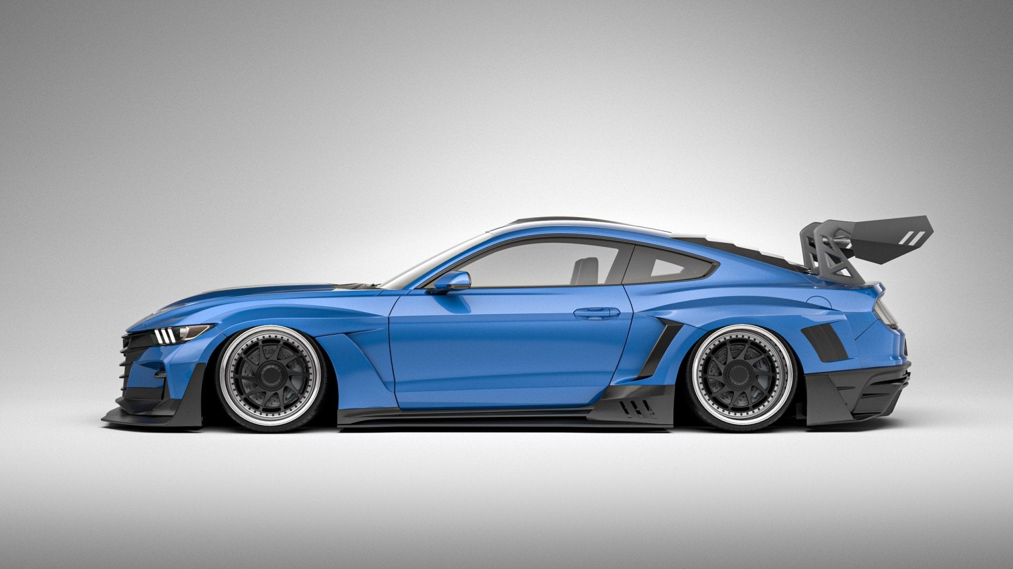 Robot Craftsman Ford Mustang Dawn Widebody Kit 2015-2023 Aftermarket Carbon Fiber Part / Bodykit - Robot Bodykits