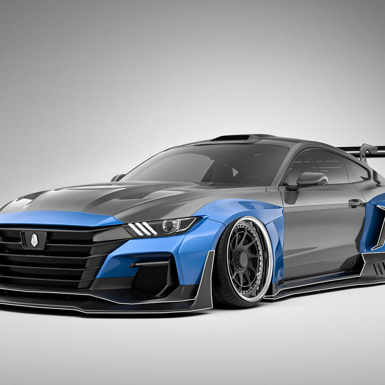 Robot Craftsman Ford Mustang Dawn Widebody Kit 2015-2023 Aftermarket Carbon Fiber Part / Bodykit - Robot Bodykits