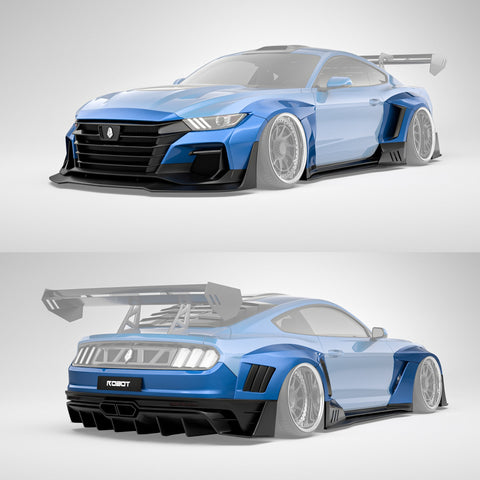 Robot Craftsman Ford Mustang Dawn Widebody Kit 2015-2023 Aftermarket Carbon Fiber Part / Bodykit - Robot Bodykits