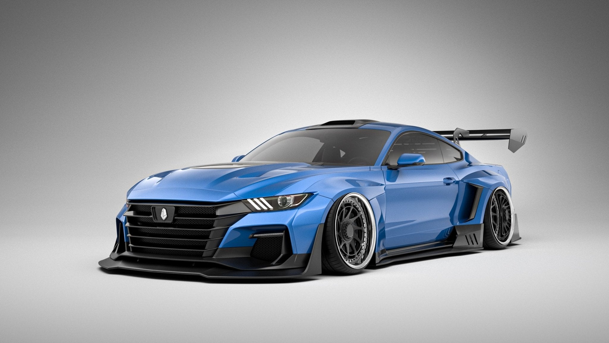 Robot Craftsman Ford Mustang Dawn Widebody Kit 2015-2023 Aftermarket Carbon Fiber Part / Bodykit - Robot Bodykits