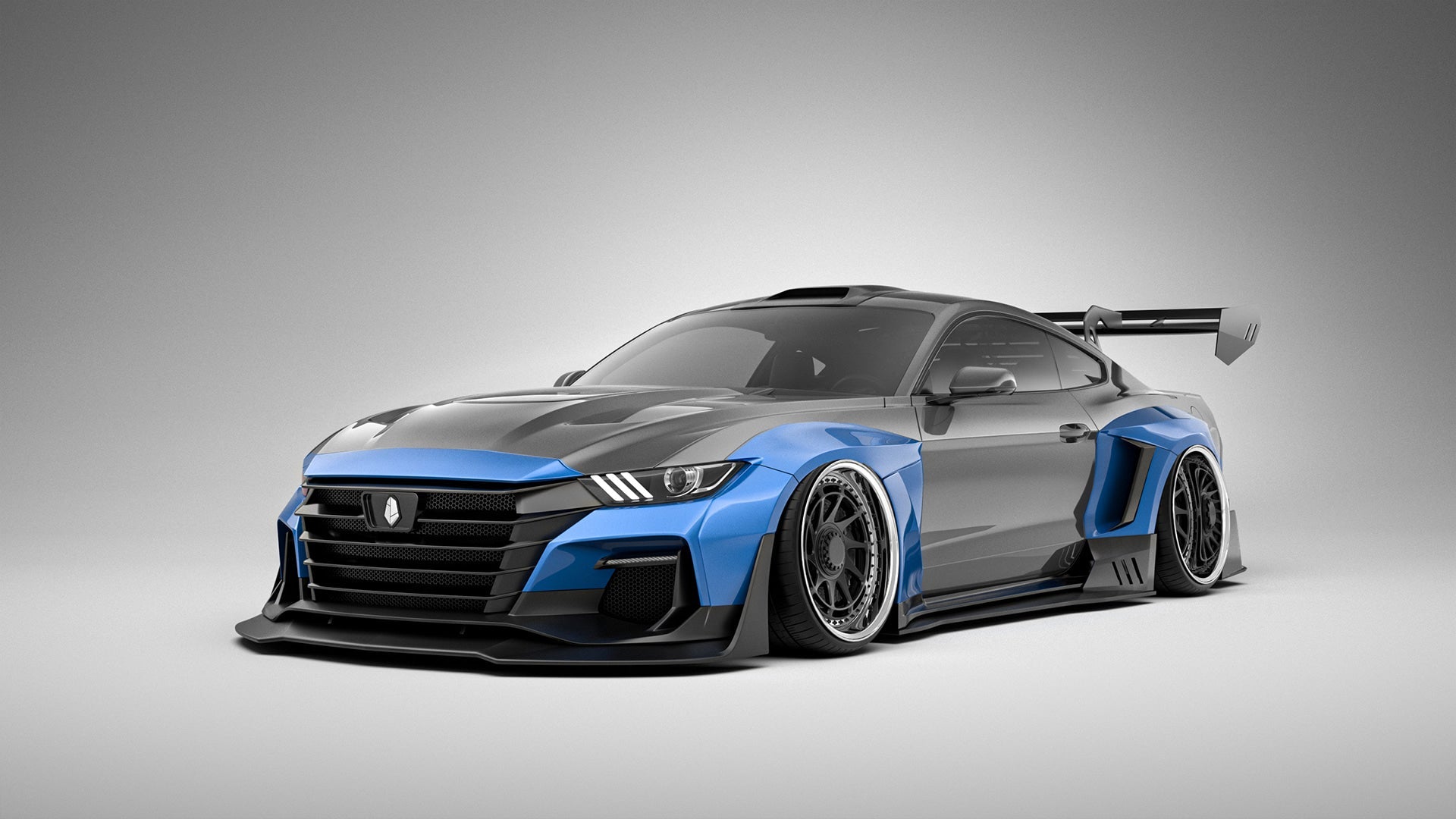 Robot Craftsman Ford Mustang Dawn Widebody Kit 2015 - 2023 Aftermarket Carbon Fiber Part / Bodykit - Robot Bodykits
