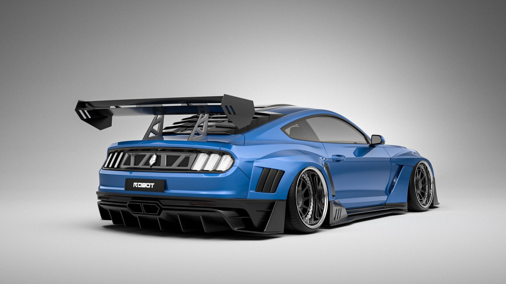 Robot Craftsman Ford Mustang Dawn Widebody Kit 2015-2023 Aftermarket Carbon Fiber Part / Bodykit - Robot Bodykits