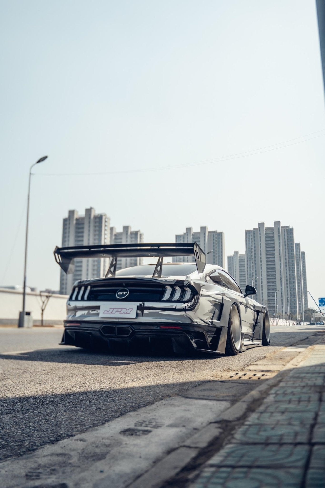 Robot Craftsman Ford Mustang Dusk GT Wing Aftermarket Carbon Fiber Part / Bodykit - Robot Bodykits