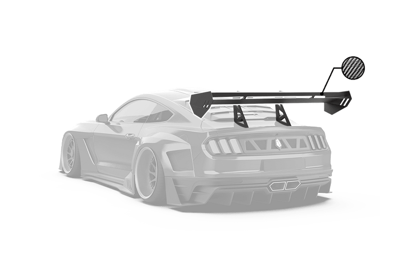 Robot Craftsman Ford Mustang Dusk GT Wing Aftermarket Carbon Fiber Part / Bodykit - Robot Bodykits