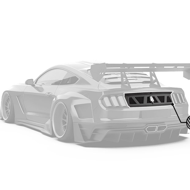 Robot Craftsman Ford Mustang Dusk Rear Boot Lid Aftermarket Carbon Fiber Part / Bodykit - Robot Bodykits