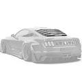 Robot Craftsman Ford Mustang Dusk Rear Window Covers Aftermarket Carbon Fiber Part / Bodykit - Robot Bodykits