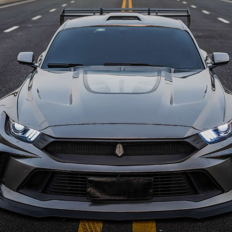 Robot Craftsman Ford Mustang Dusk Roof Cover Aftermarket Carbon Fiber Part / Bodykit - Robot Bodykits