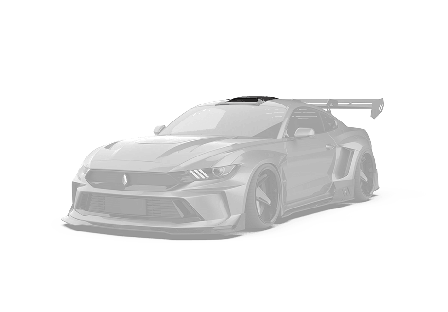 Robot Craftsman Ford Mustang Dusk Roof Cover Aftermarket Carbon Fiber Part / Bodykit - Robot Bodykits
