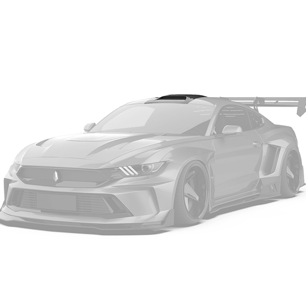 Robot Craftsman Ford Mustang Dusk Roof Cover Aftermarket Carbon Fiber Part / Bodykit - Robot Bodykits