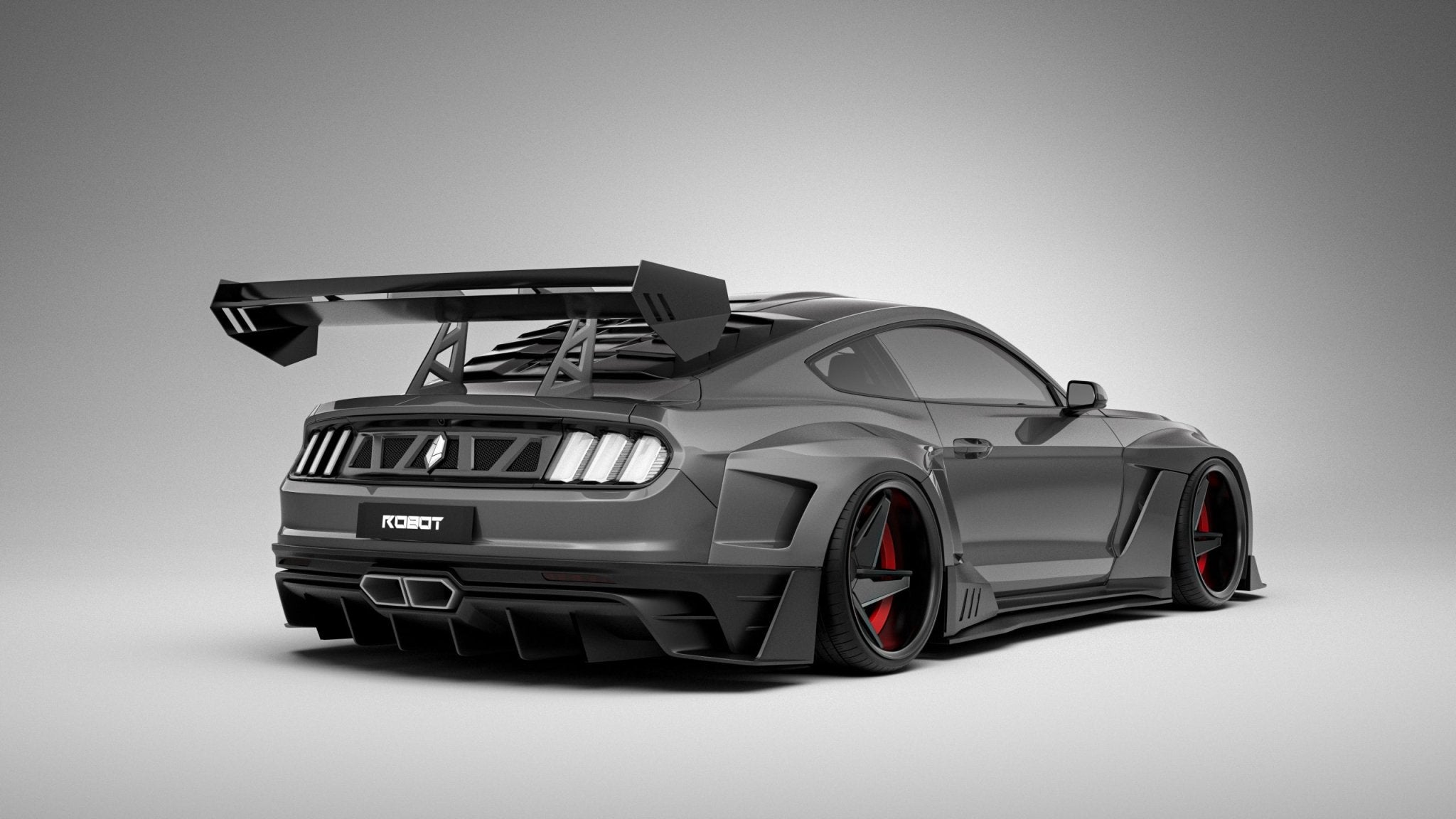 Robot Craftsman Ford Mustang Dusk Widebody Kit 2015-2023 Aftermarket Carbon Fiber Part / Bodykit - Robot Bodykits