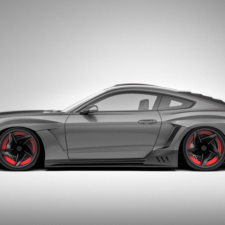 Robot Craftsman Ford Mustang Dusk Widebody Kit 2015 - 2023 Aftermarket Carbon Fiber Part / Bodykit - Robot Bodykits