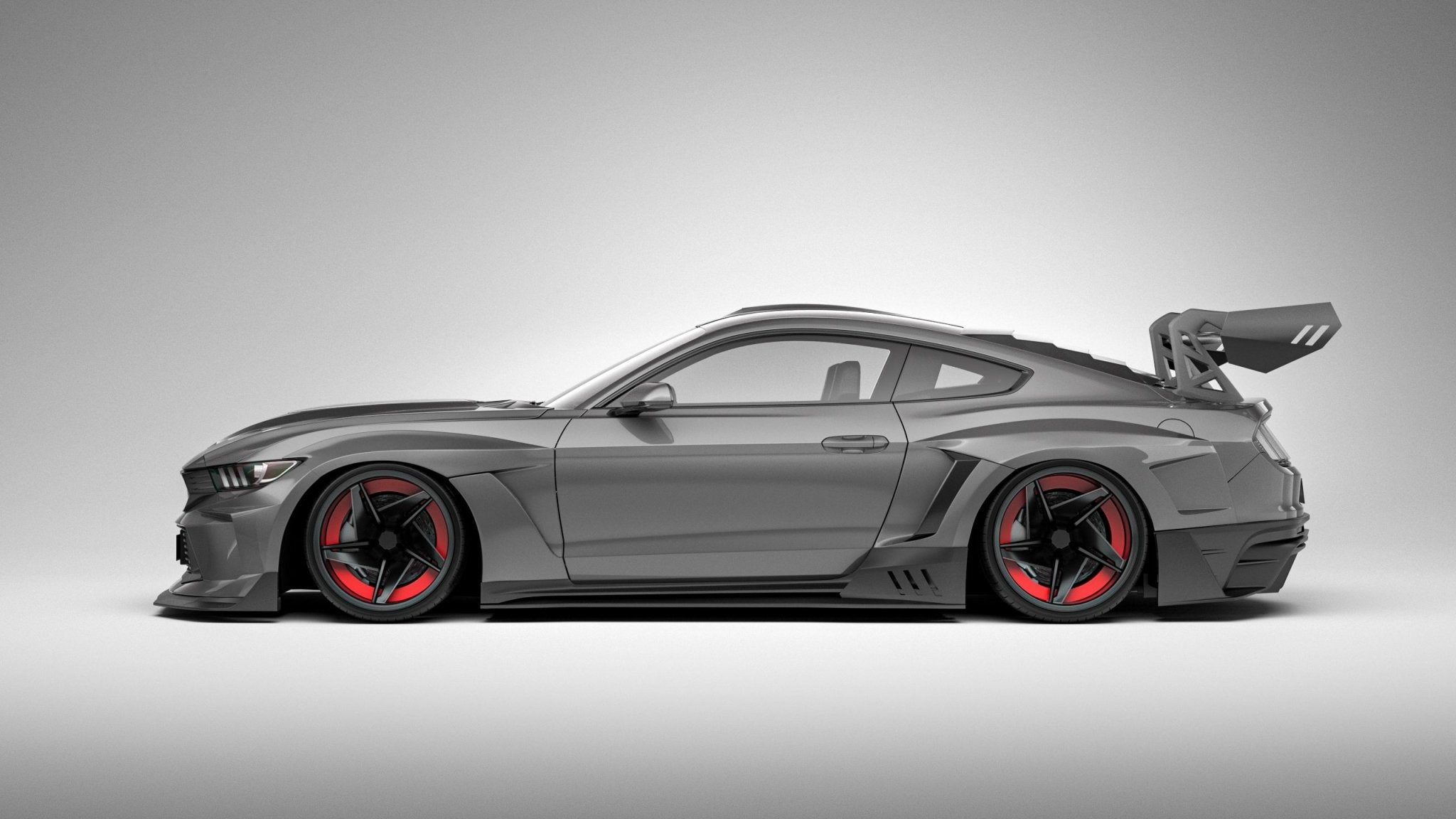 Robot Craftsman Ford Mustang Dusk Widebody Kit 2015 - 2023 Aftermarket Carbon Fiber Part / Bodykit - Robot Bodykits