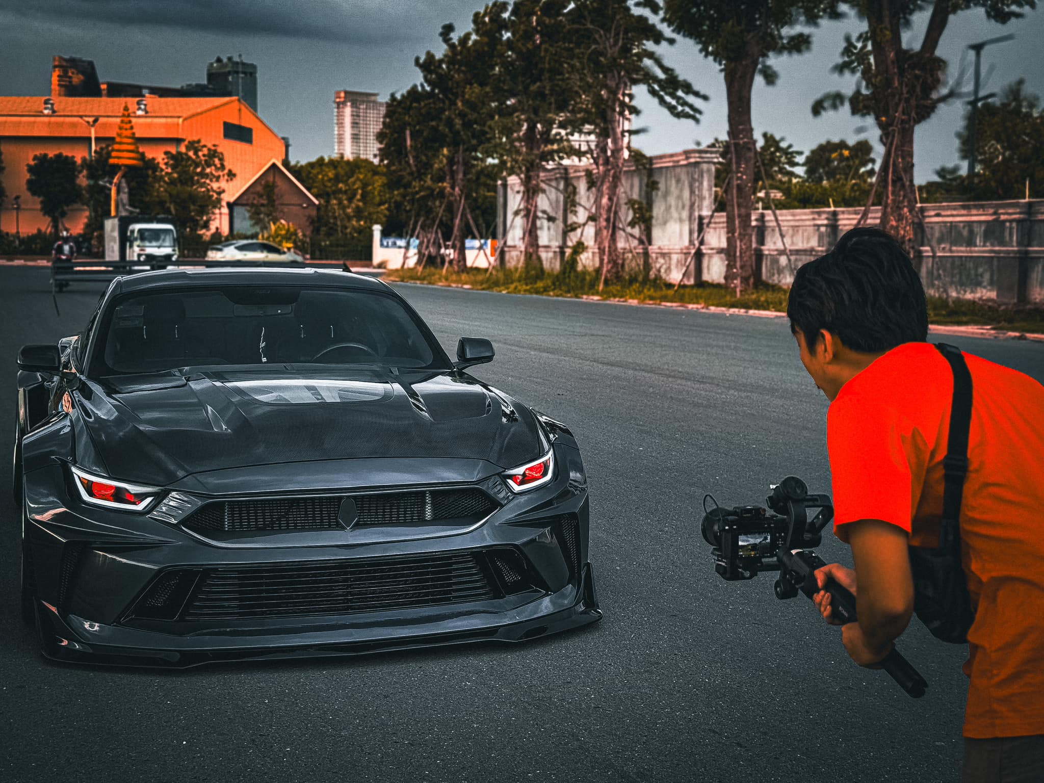 Robot Craftsman Ford Mustang Dusk Widebody Kit 2015-2023 Aftermarket Carbon Fiber Part / Bodykit - Robot Bodykits