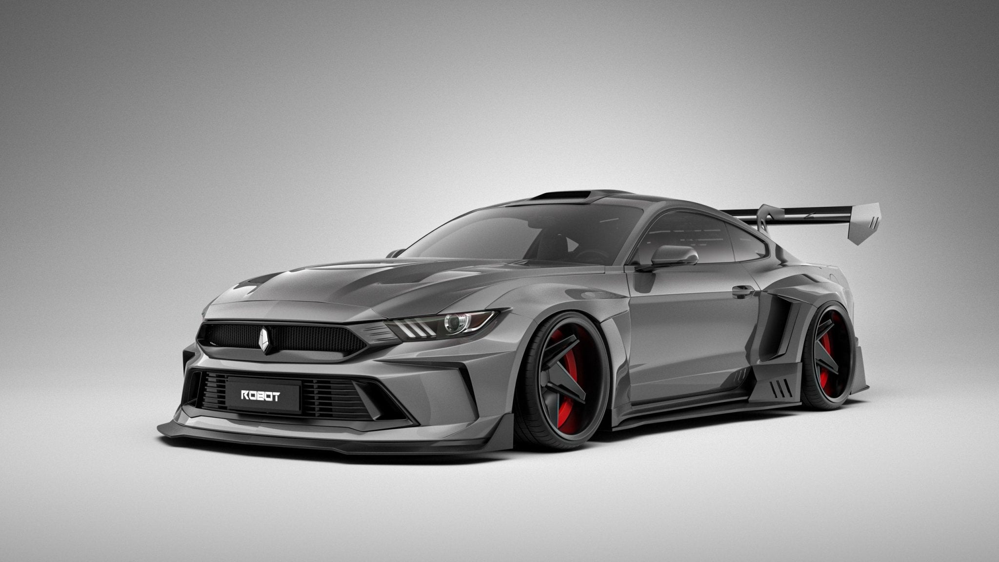 Robot Craftsman Ford Mustang Dusk Widebody Kit 2015 - 2023 Aftermarket Carbon Fiber Part / Bodykit - Robot Bodykits