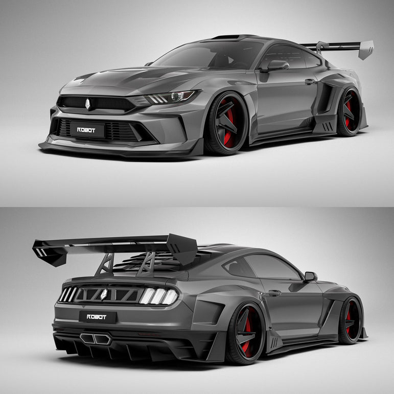 Robot Craftsman Ford Mustang Dusk Widebody Kit 2015-2023 Aftermarket Carbon Fiber Part / Bodykit - Robot Bodykits