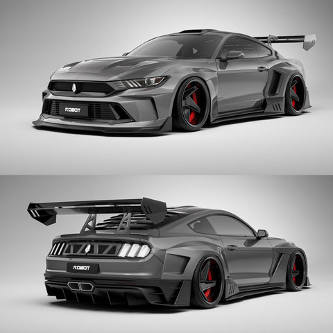 Robot Craftsman Ford Mustang Dusk Widebody Kit 2015-2023 Aftermarket Carbon Fiber Part / Bodykit - Robot Bodykits