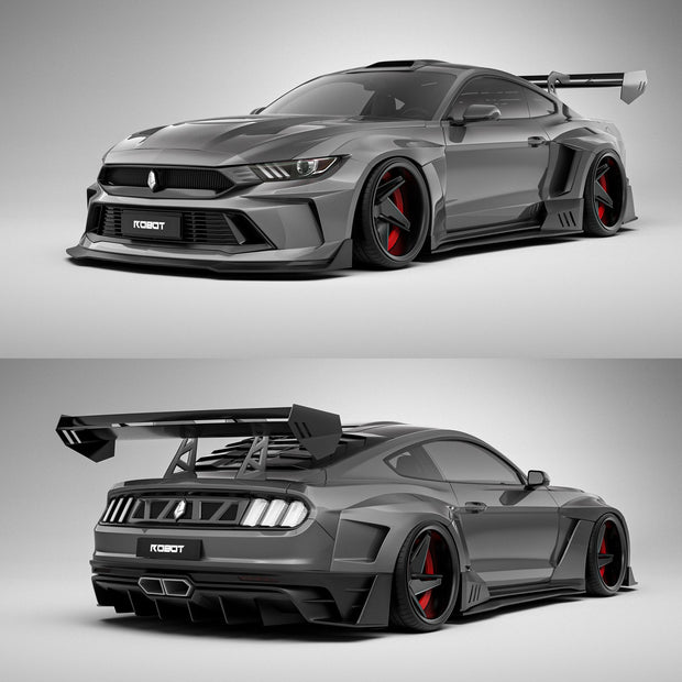 Robot Craftsman Ford Mustang Dusk Widebody Kit 2015-2023 Aftermarket Carbon Fiber Part / Bodykit - Robot Bodykits