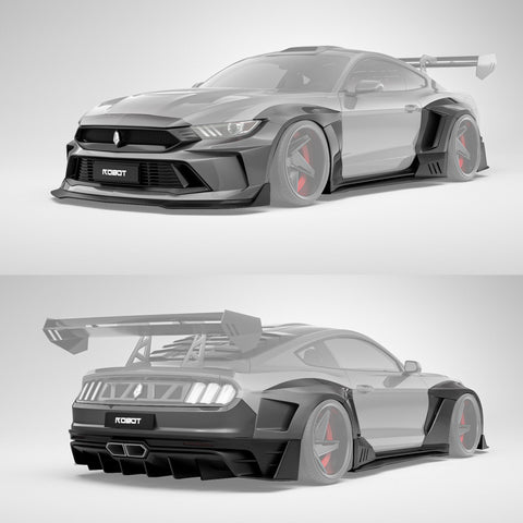 Robot Craftsman Ford Mustang Dusk Widebody Kit 2015 - 2023 Aftermarket Carbon Fiber Part / Bodykit - Robot Bodykits