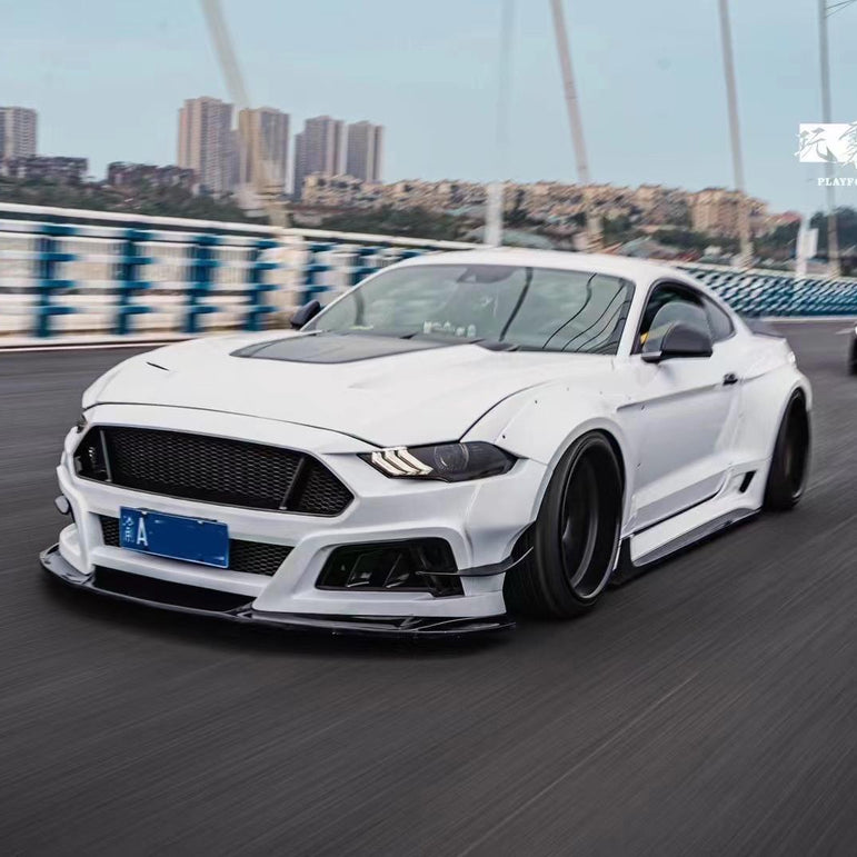 Robot Craftsman Ford Mustang V2 Fibre Glass Reinforced Plastic Complete Body Kit 2015-2023 Aftermarket Carbon Fiber Part / Bodykit - Robot Bodykits
