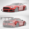 Robot Craftsman Ford Mustang V2 Fibre Glass Reinforced Plastic Complete Body Kit 2015-2023 Aftermarket Carbon Fiber Part / Bodykit - Robot Bodykits