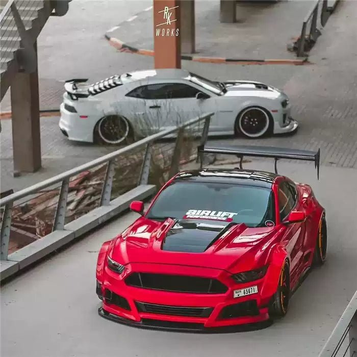 Robot Craftsman Ford Mustang V2 Fibre Glass Reinforced Plastic Complete Body Kit 2015-2023 Aftermarket Carbon Fiber Part / Bodykit - Robot Bodykits