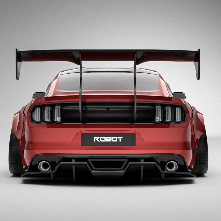 Robot Craftsman Ford Mustang V2 Fibre Glass Reinforced Plastic Complete Body Kit 2015-2023 Aftermarket Carbon Fiber Part / Bodykit - Robot Bodykits